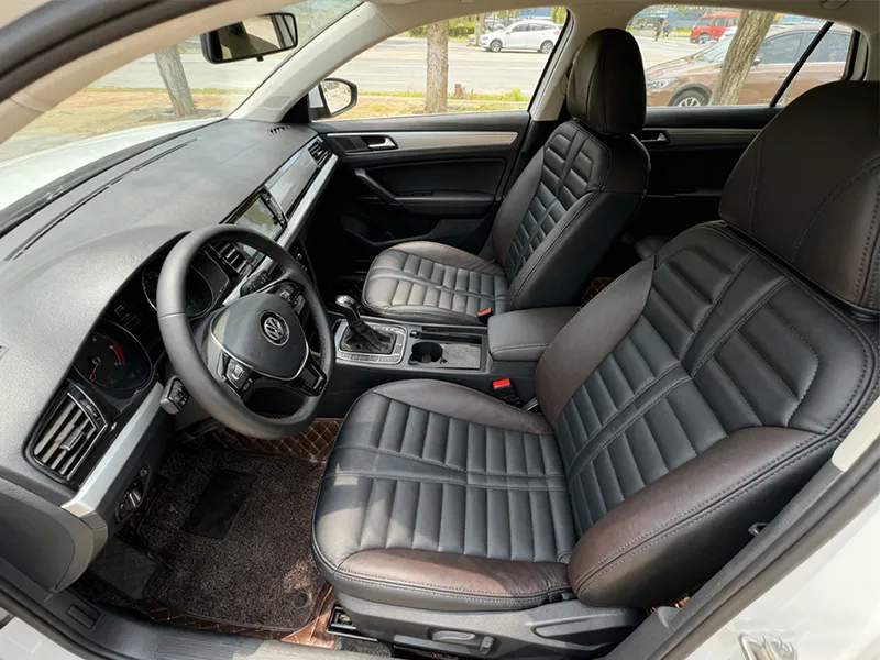 Two Color Genuine Leather Car Seat Cover